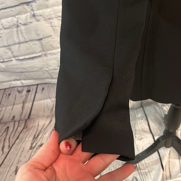 MM LaFleur The Collin’s Blazer NWT Tailored Black Hidden Placket Wool Blend 8 - Picture 7 of 12